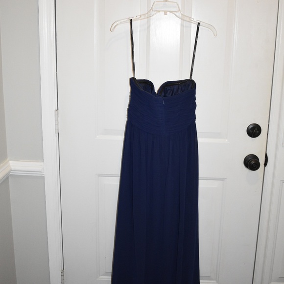Donna Morgan Navy strapless - Picture 4 of 5